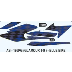 graphics-sticker-set-for-hero-glamour-i3s-type-9-blue-vehicle-both-sides-400x400 Sticker Set For Hero Glamour