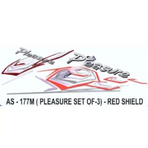graphics-sticker-set-for-hero-honda-pleasure-set-of-3-red-shield-sticker.jpg Red Shield Sticker For Honda Pleasure Set Of 3