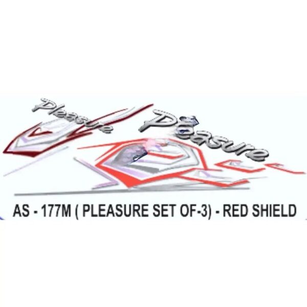 graphics-sticker-set-for-hero-honda-pleasure-set-of-3-red-shield-sticker.jpg Red Shield Sticker For Honda Pleasure Set Of 3