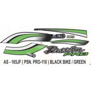 graphics-sticker-set-for-hero-passion-pro-110-i3s-black-vehicle-green-400x400 Green Sticker Set For Hero Passion Pro 110 I3s