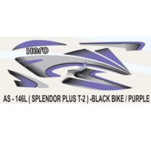 graphics-sticker-set-for-hero-splendor-plus-type-2-black-vehicle-purple.jpg Purple Sticker Set For Hero Splendor Plus