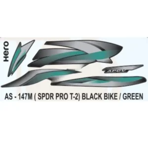graphics-sticker-set-for-hero-splendor-pro-type-2-black-vehicle-green-400x400 Green Sticker Set For Hero Splendor Pro