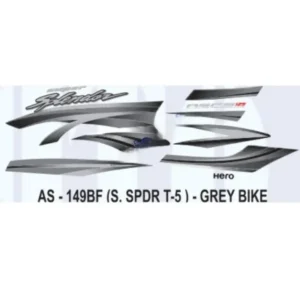 graphics-sticker-set-for-hero-super-splendor-125-type-5-grey-vehicle-400x400 Sticker Set For Hero Super Splendor 125