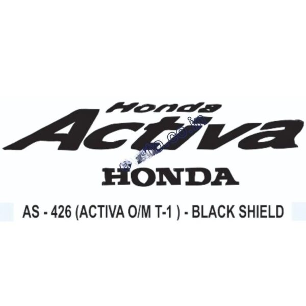 graphics-sticker-set-for-honda-activa-type-1-old-model-black-shield.jpg Sticker Set For Honda Activa
