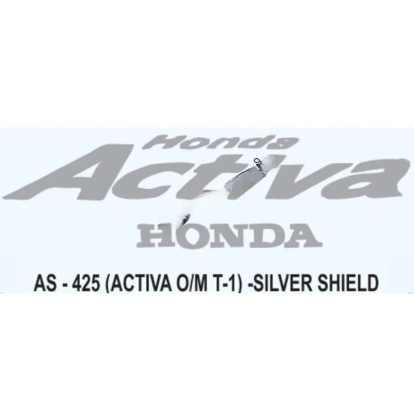 graphics-sticker-set-for-honda-activa-type-1-old-model-silver-shield.jpg Sticker Set For Honda Activa