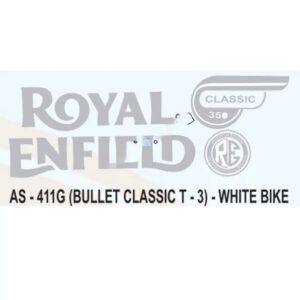 graphics-sticker-set-for-royal-enfield-bullet-classic-type-3-white.jpg Sticker Set For Bullet Classic