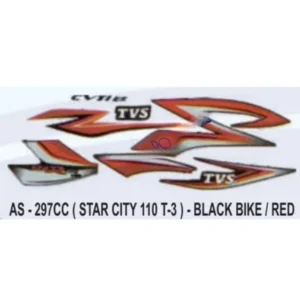 graphics-sticker-set-for-tvs-star-city-110-type-3-black-vehicle-red-400x400 Red Sticker Set For Tvs Star City
