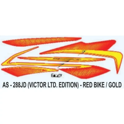 graphics-sticker-set-for-tvs-victor-limited-edition-red-vehicle-gold-400x400 Golden Sticker Set For Tvs Victor