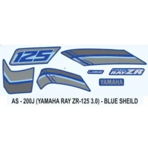 graphics-sticker-set-for-yamaha-ray-zr-125-30-blue-vehicle-blue-shield-400x400 Sticker Set For Yamaha Ray Zr 125
