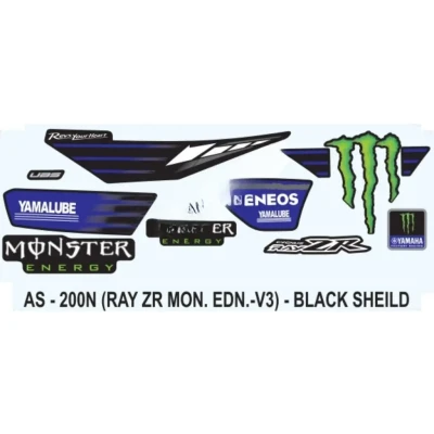 graphics-sticker-set-for-yamaha-ray-zr-v3-monster-edition-black-blue-400x400 Sticker Set For Yamaha Ray Zr V3