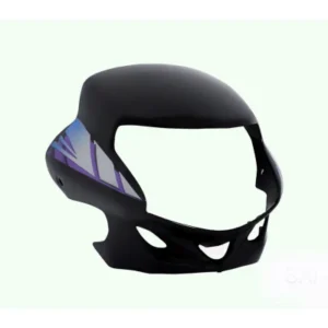 Headlight Visor Fit For Hero Hf deluxe Type 3 Black purple Sticker bp