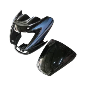 Headlight Visor Fit For Hero Passion Pro Black blue Sticker