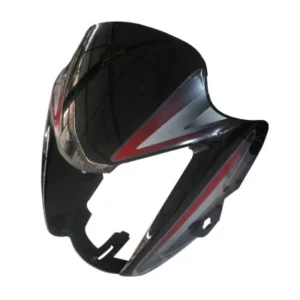 Headlight Visor Fit For Hero Splendor Nxg Latest Black red Sticker