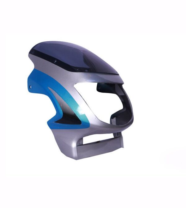 headlight-visor-fit-for-with-glass-hero-cbz-starsilver-turq-blue-semi-blk Headlight Visor Fit For With Glass Hero Cbz Starsilver Turq Bluesemi Blk Cone For Turquoise Blue Bike