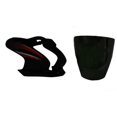 Headlight Visor Hero Passion Pro Bs6 2020 Black