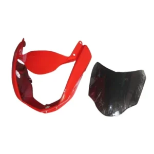 Headlight Visor Without Glass Fit For Hero Cbz Xtreme Type 1 Sports Red