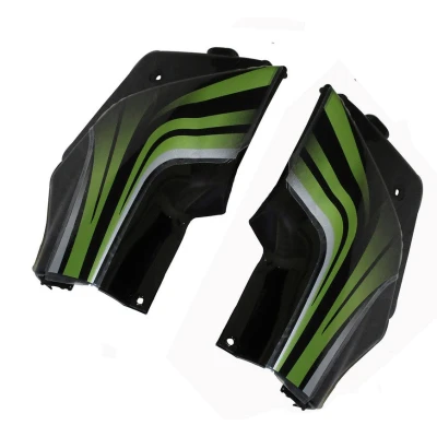 Side Panel Set Fit For Hero Passion Pro Sports Red For Black Bike