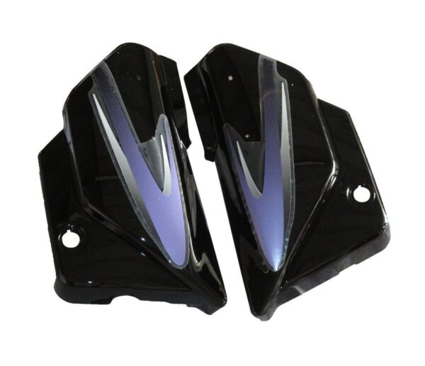 side-panel-side-cowl-set-fit-for-hero-splendor-y2k-black-purple-sticker Side Panel Set Fit For Hero Splendor Y2k Blackpurple Sticker