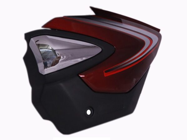 side-panel-side-cowl-set-fit-for-honda-shine-dx-with-chrome-garnish-rebel-red Side Panel Set Fit For Honda Shine Dx With Chrome Garnish Rebel Red