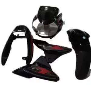 Black Red Full Body Kit For Bajaj Discover 135cc Ui25 product image