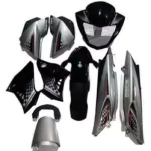 Black Silver Full Body Kit For Hero Glamour Type 7 Ui60