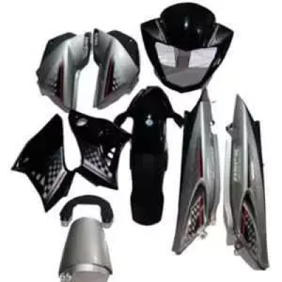 Black Silver Full Body Kit For Hero Glamour Type 7 Ui60