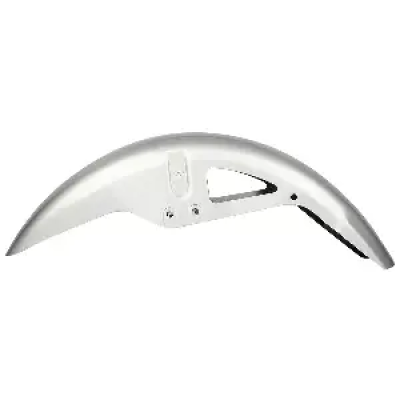 Front Mudguard Silver Blue For Hero Splendor Plus
