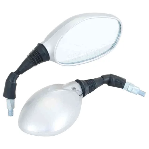 MSAI-3007-RHSL Rear View Mirror Fit For Hero Passion Pro Splendor Pro Silver Lh 1 Pc product image