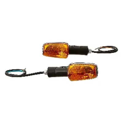 Uno Minda Td 5028d Amber Lens Blinker Lamp Assembly Front Lh rh For Hero Cd Deluxe set Of 2 Pcs product image