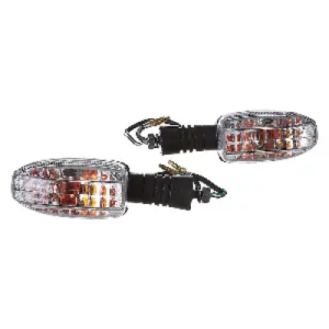 Uno Minda Td 5036c Natural Lens Blinker Lamp Assembly For Bajaj Platina Rear Lh rh product image