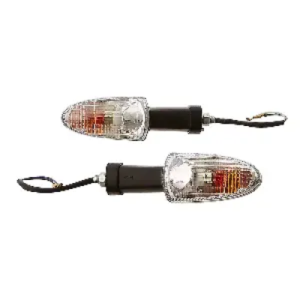 Uno Minda Td 5040br Natural Lens Blinker Lamp Assembly Front Rh For TVS Apache Rtr set Of 2 Pcs product image