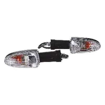 Uno Minda Td 5040c Natural Lens Blinker Lamp Assembly Rear Lh rh For TVS Apache Rtr set Of 2 Pcs product image