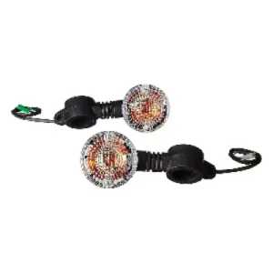 Uno Minda Td 5047b Amber Lens Blinker Lamp Assembly For Bajaj Avenger Street New Model Front product image