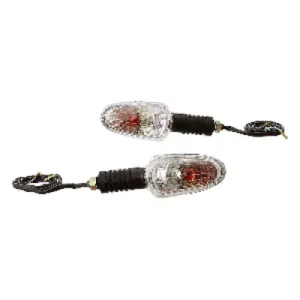 Uno Minda Td 5049c Natural Lens Blinker Lamp Assembly Rear Lh rh For TVS Star Sport set Of 2 Pcs product image
