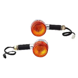 Uno Minda Td 5057 Amber Lens Blinker Lamp Assembly Front Lh rh For Bullet Thunderbird New Model set Of 2 Pcs product image