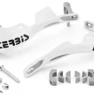 acerbis-metal-handguard-small-with-aluminium-brace-white-hand-protector Acerbis Metal Handguard White for Motorcycle