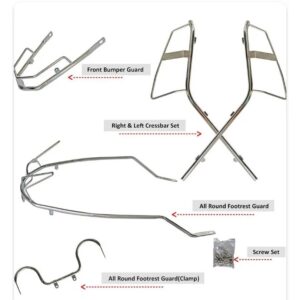 Activa 6G Stainless Steel Guard Set
