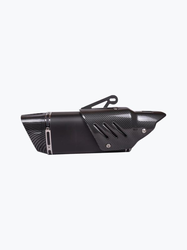 akrapovic-centre-black-end-carbon-shield-exhaust Akrapovic Carbon Exhaust Centre Shield