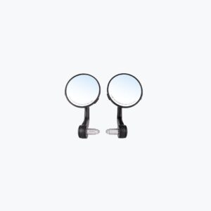 Carbon Mirror Black Bar Ends Motorcycle