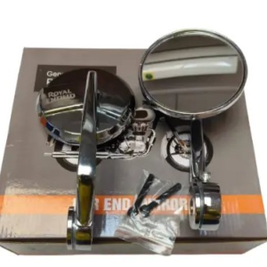 Chrome Bar End Mirrors Set 2 Royal Enfield GT