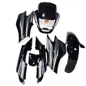 Black Full Body Kit for Hero Super Splendor U44