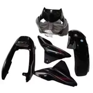 black-purple-full-body-kit-for-bajaj-discover-100cc-u14 Black Purple Body Kit for Bajaj Discover 100cc U14