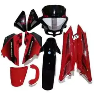black-red-full-body-kit-for-hero-glamour-u57 Body Kit for Hero Glamour U57