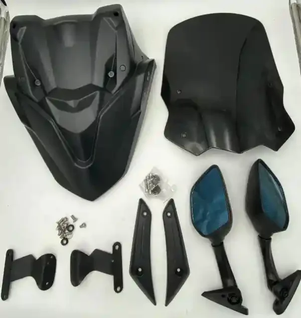 black-windshield-visor-for-suzuki-burgman-street-125-royal-design Black Windshield Visor for Suzuki Burgman Street 125