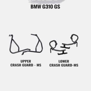 bmw-g-310gs-combo-upper-crash-guard-ms-lower-crash-guard-ms Crash Guards for BMW G 310 GS Combo