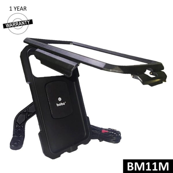 bobo-bm11-fully-waterproof-motorcycle-phone-holder-with-fast-15w-wireless Waterproof Motorcycle Phone Holder 15W Wireless