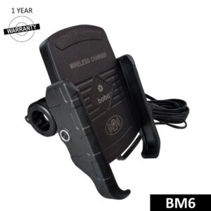 bobo-bm6-jaw-grip-bike-phone-holder-with-fast-15w-wireless-charger BM6 Jaw Grip Phone Holder 15W Wireless Charger