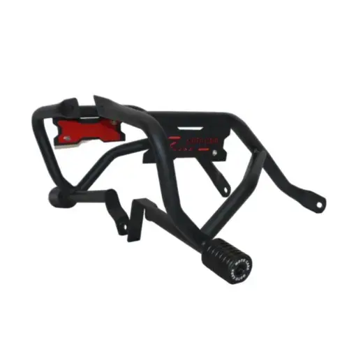 crash-gaurd-with-dual-sliders-and-name-for-xpulse Crash Guard Dual Slider for Xpulse