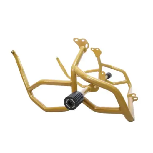 crash-guard-with-dual-sliders-gold-for-himalayan-450 Crash Guard Dual Sliders Gold Himalayan 450
