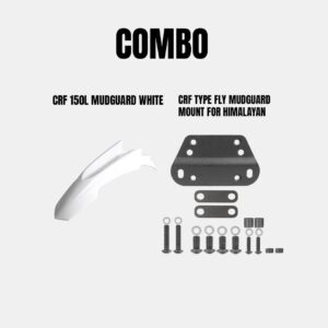 CRF 150L Mudguard for Himalayan White